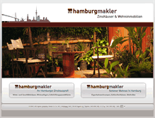 Tablet Screenshot of hamburgmakler.com